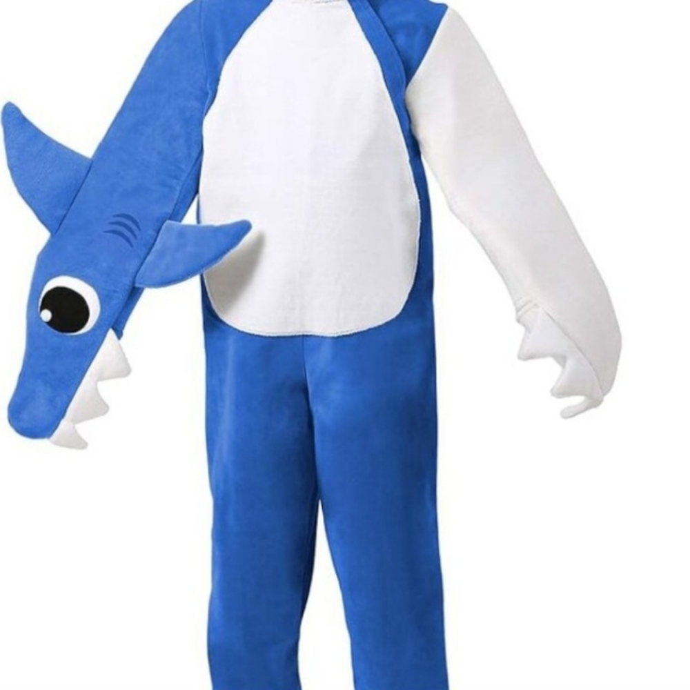 Boys daddy shark costume, Small, 4-6 Years